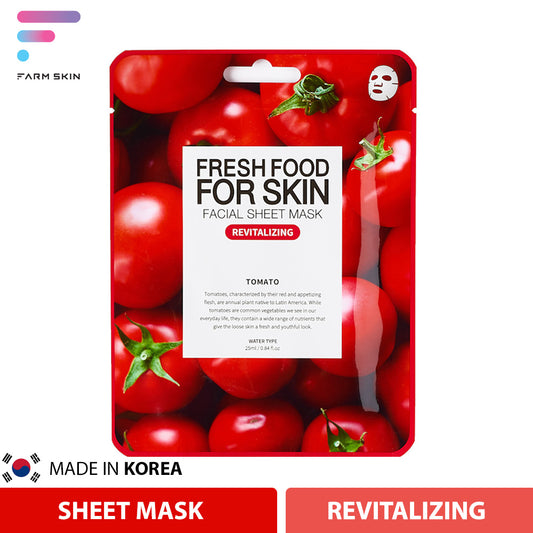 FARMSKIN Fresh Food Facial Sheet Mask Tomato (Revitalizing)