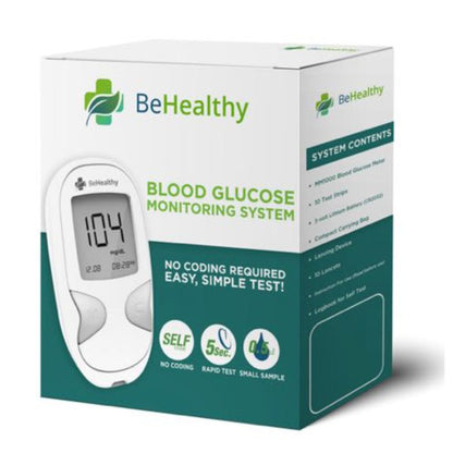 BeHealthy Blood Glucose Monitor Set