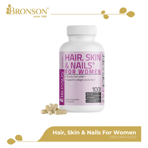 Bronson Skin, Hair and Nails Beauty Multivitamins with Antioxidant 100CT