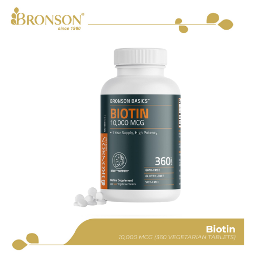 Bronson Biotin for Hair, Skin, and Nails Health 10,000mg 360CT