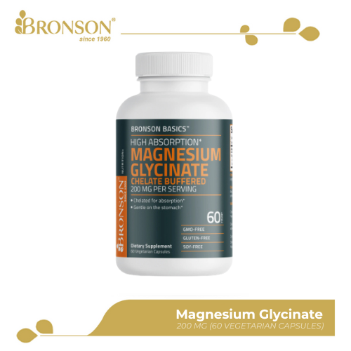 Bronson Basics Magnesium Glycinate 200mg 60ct