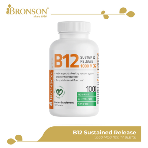 Bronson Vitamin B-12 for Energy and Immunity 1000mg 100CT