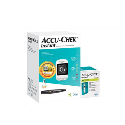 Accu-Chek Instant Blood Glucose Monitoring System + Test Strips 25s