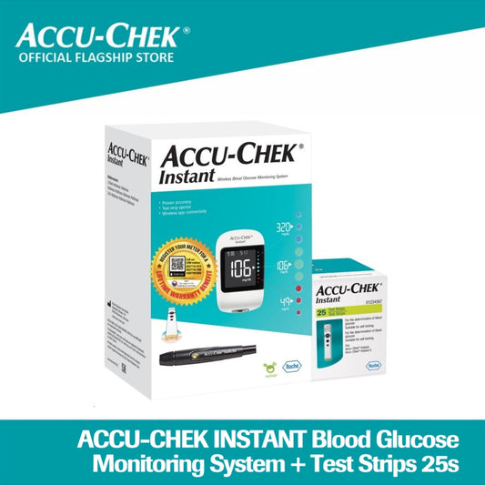 Accu-Chek Instant Blood Glucose Monitoring System + Test Strips 25s