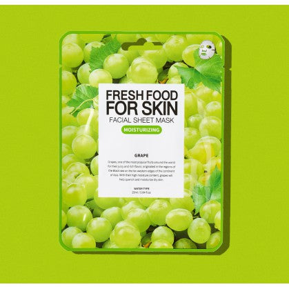 Farmskin Fresh Food Facial Sheet Mask Moisturizing Grape