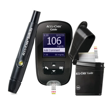 Accu-Chek Guide Blood Glucose Monitoring System + Test Strips 25s