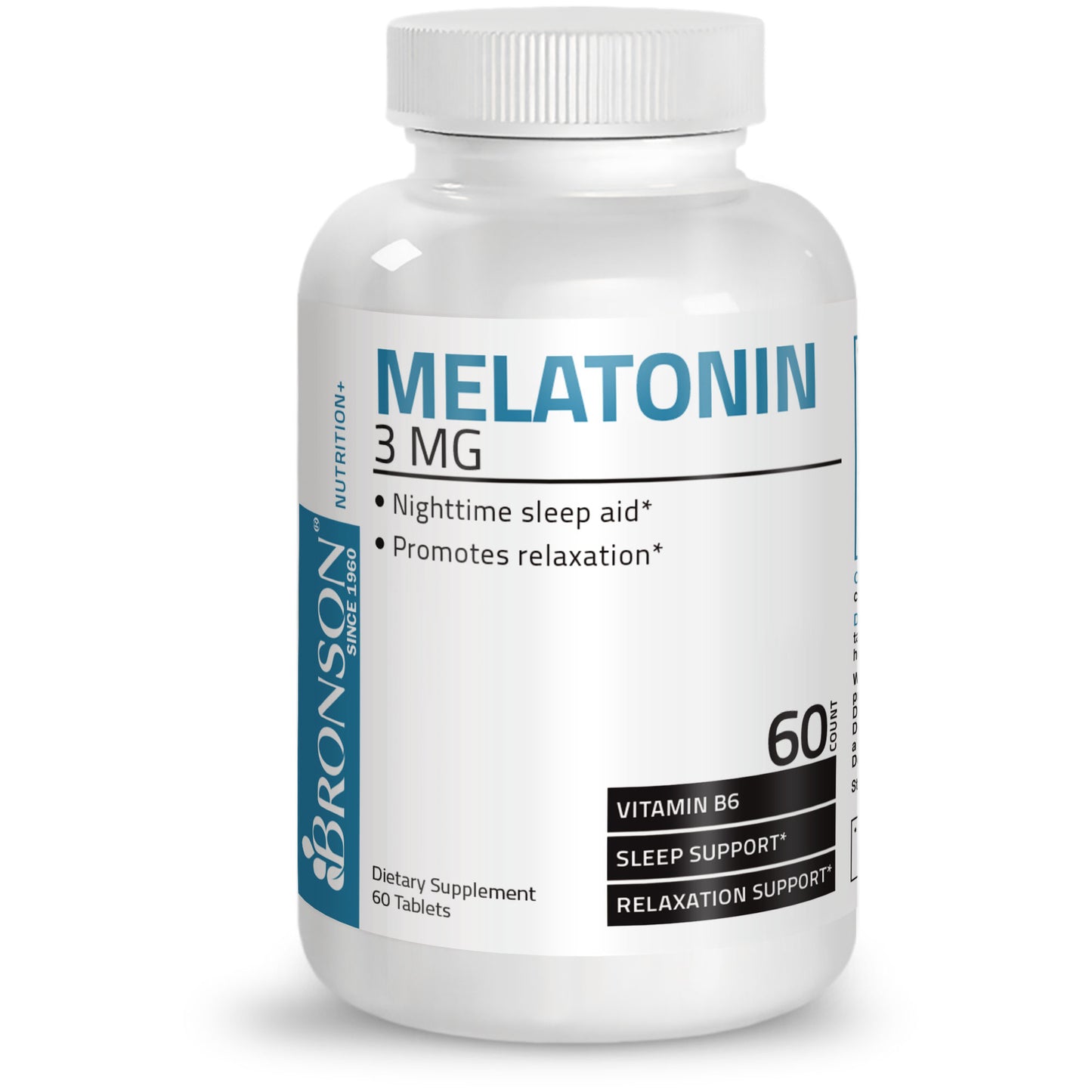 Bronson Melatonin for Sleep Aid Support 3mg 60CT