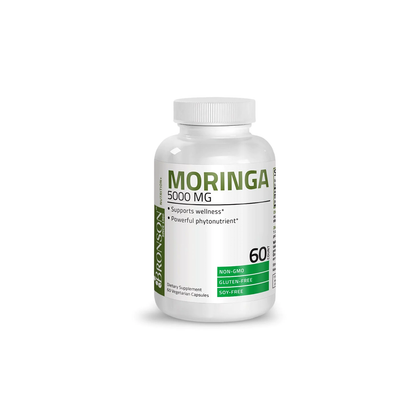 Bronson Moringa Oleifera 5,000MG (60 Vegetarian Capsules)