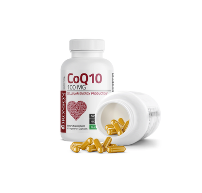 Bronson COQ10 Supports Healthy Heart Function and Blood Pressure 100mg 60CT