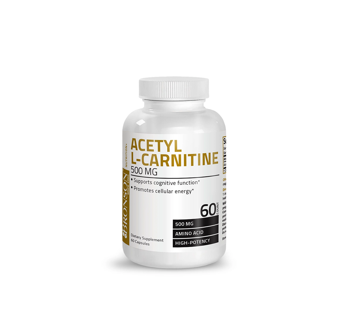 Bronson Acetyl L-Carnitine 500MG (60 Capsules)