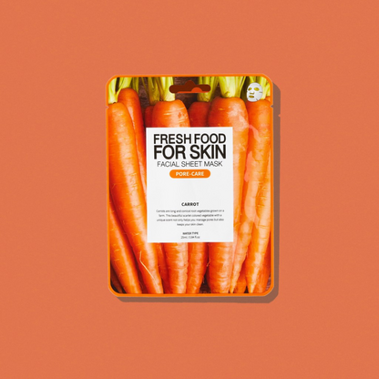 Farmskin Fresh Food Facial Sheet Mask Pore-Care Carrot