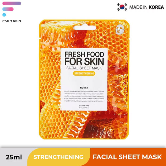 Farmskin Fresh Food Facial Sheet Mask Strengthening Honey