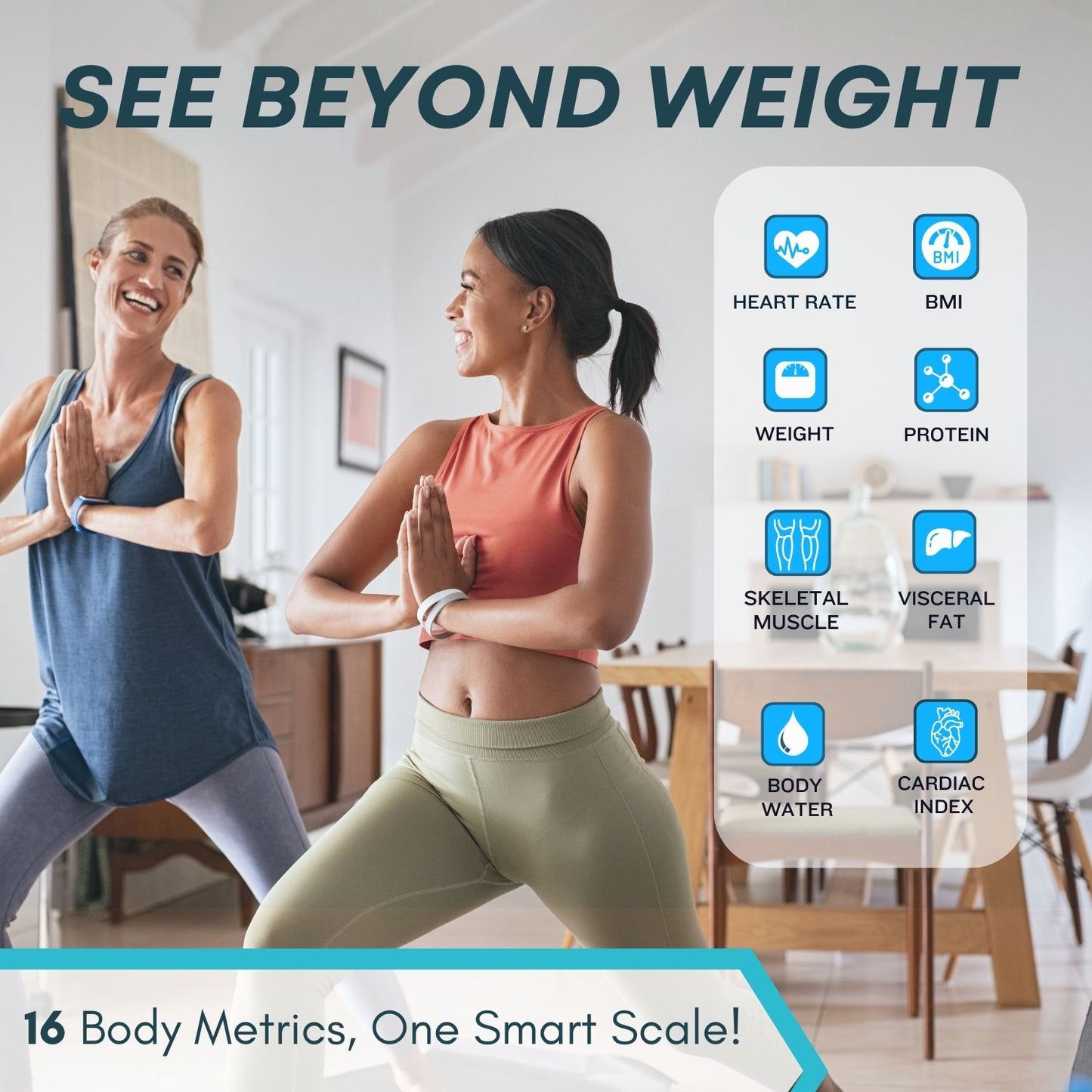 Smart Body Fat Weighing Scale for Human