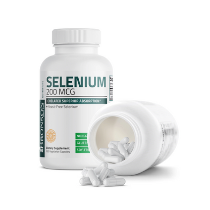 Bronson Selenium Support for Antioxidant Defense 200mg 100CT