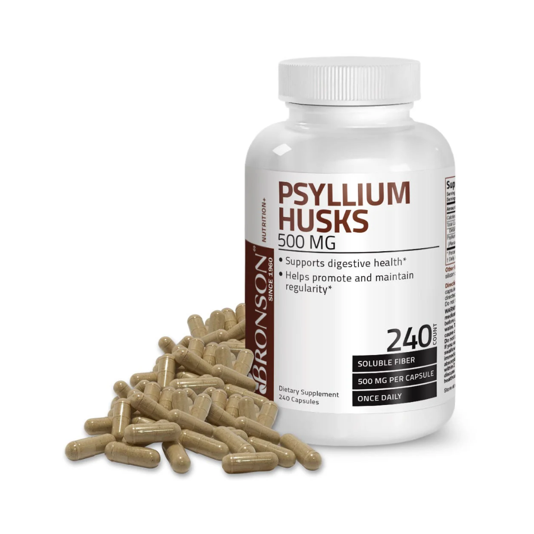 Bronson Psyllium Husks Improves Digestion 240CT