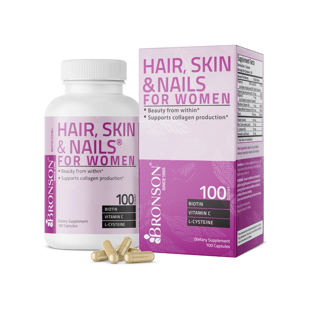 Bronson Skin, Hair and Nails Beauty Multivitamins with Antioxidant 100CT